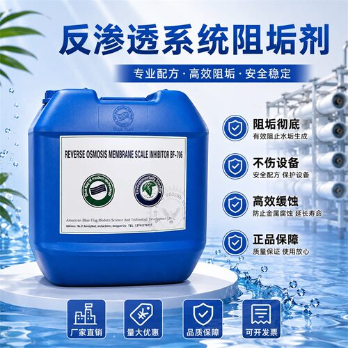 蓝旗反渗透阻垢剂RO膜清洗