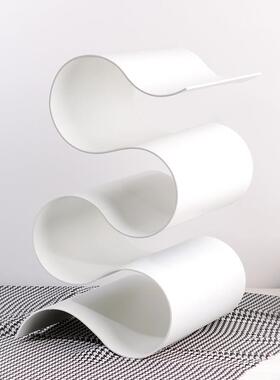 家居桌创收意酒架摆件展厅面红酒纳架现代Z04995-7简红约S形酒瓶