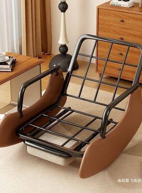 懒人沙可发躺可睡人单人沙发摇摇椅成沙躺椅懒人XIR椅小发阳台休