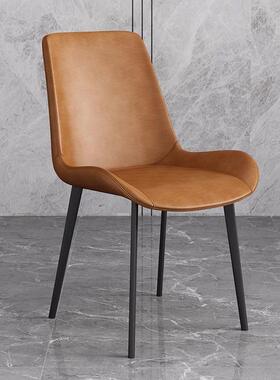 餐凳椅家用奢轻意式铁艺靠背椅现家代简约酒店餐桌CY44*46*子具椅