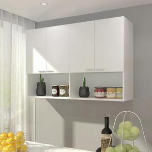 厨房柜墙壁上柜挂墙式 家643用经v型卧室墙壁挂储物吊柜阳济台浴
