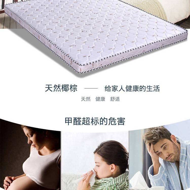 环保椰棕床垫双人棕垫1.8偏硬1.5加厚棕榈经济0.9折叠床垫