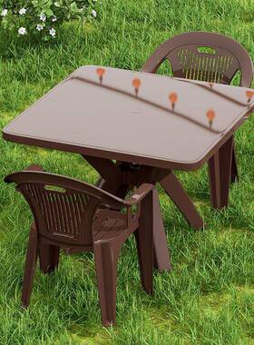 夜市烧烤摆摊加厚塑料装桌椅套家水用院庭结实出租屋防户外BJI桌椅款