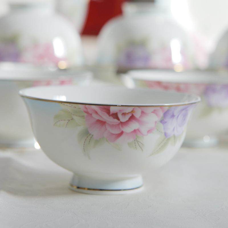 骨瓷具套餐装Z1204碗碟家碗用盘L碗具50头加OGO,餐饮具,餐具瓷器套装,淘宝优惠券,粉丝福利购,淘宝优惠卷