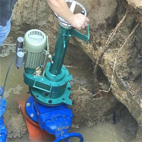 大口径带压电动开孔机 DN200/300/400/600铸铁管钢管带压开孔器