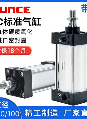 SC标准带磁气缸SC63/80/100X25X50X75X100X150X160X175X200*250-S