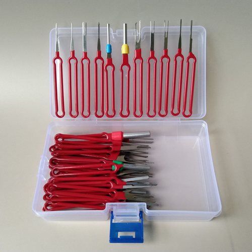 ATX电源5557端子退针器电脑CPU显卡24P8芯模具块拆卸线束推针工具
