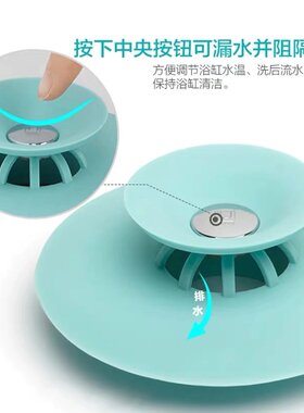 UMBRA加拿大进口卫浴用品海星地漏盖头发过滤网 超薄防臭盖阻隔塞