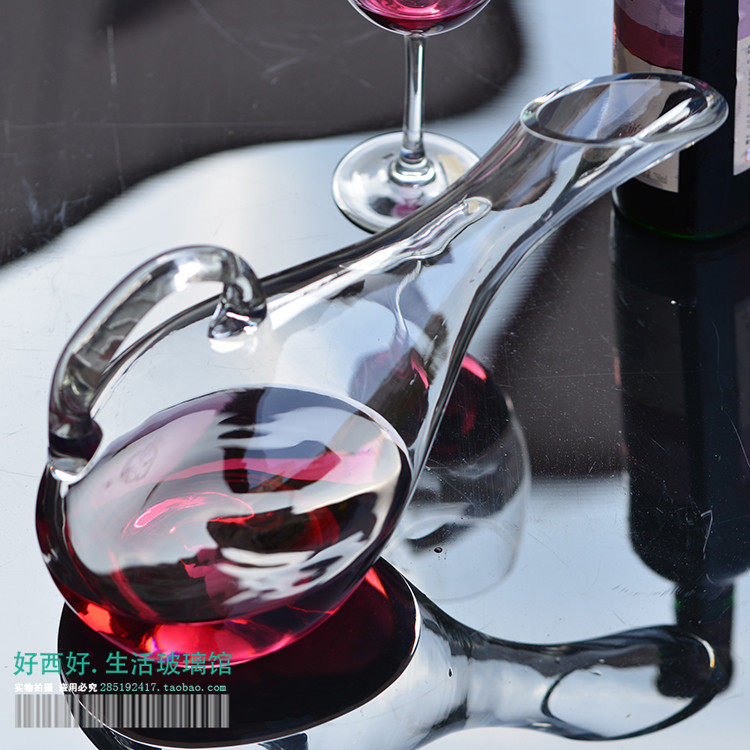 无铅水晶玻璃红酒醒酒器 葡萄酒醒酒器调酒壶 酒具1500毫升包邮