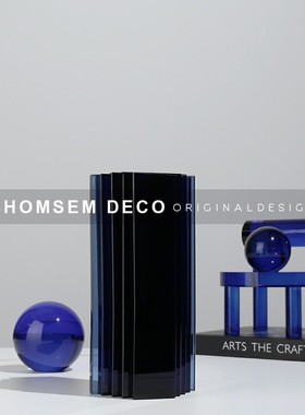 现代家居软装创意水晶椅摆件售楼C处样板间客厅书房酒柜装饰工艺