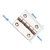 2.0厚 304不锈钢合页2寸 50mm 全不锈钢合页 CL099 不锈钢铰链2寸