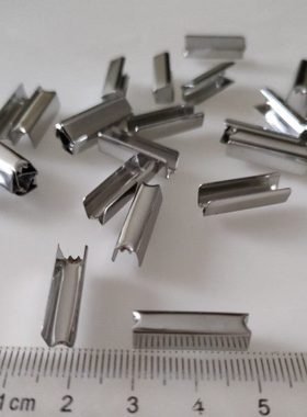 马仔扣 6mm宽19mm长不锈钢扣 连接扣 铁扣卡扣绳扣