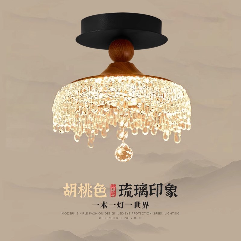 中古风创意水滴j走廊灯走道灯吸顶灯玄关门厅入户衣帽间覆古阳台