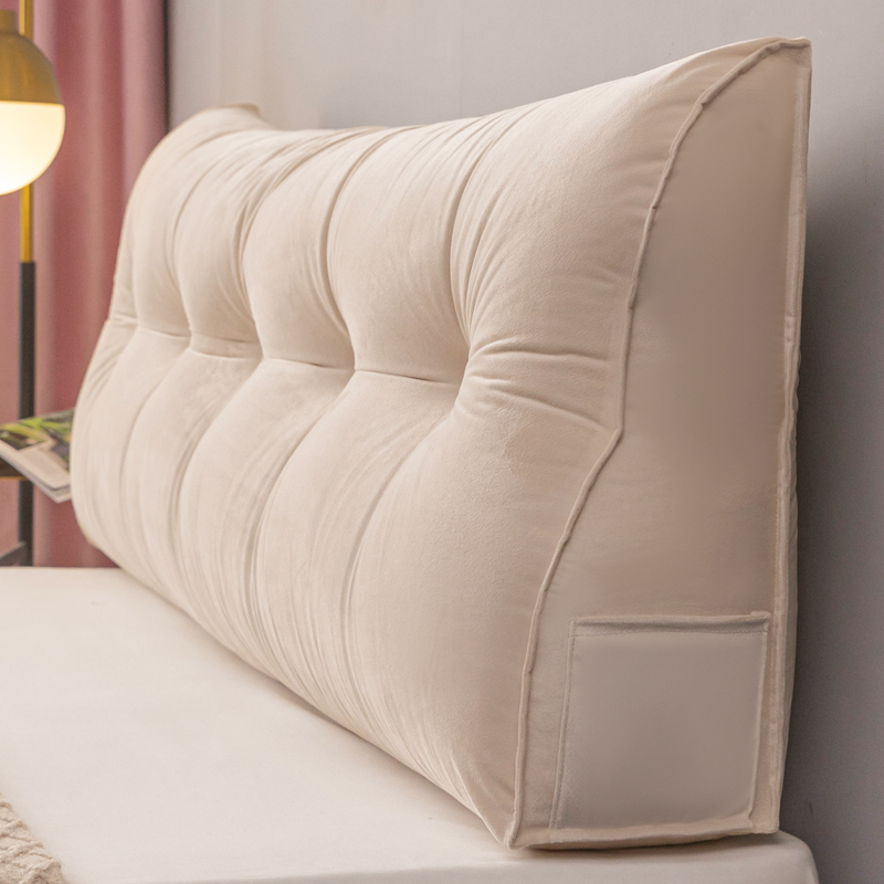 新款床头靠垫三角沙发大靠枕榻榻米软包床上靠R背垫飘窗软垫拆洗