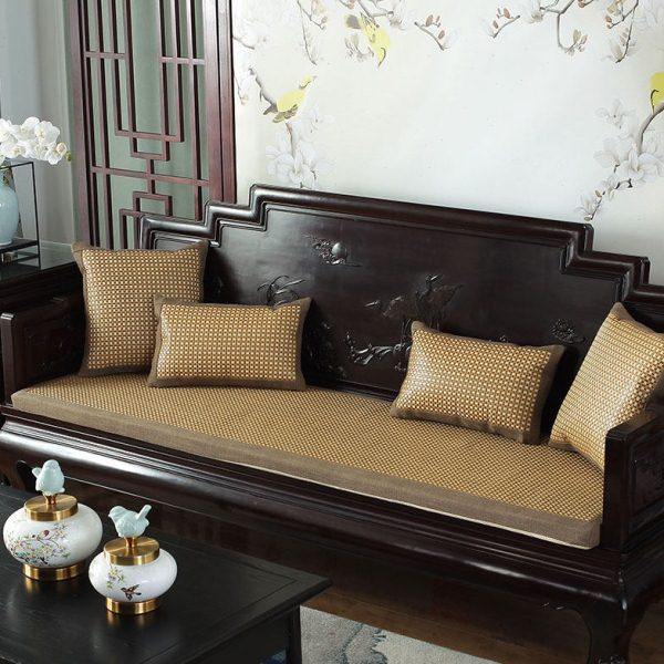 中式红木沙发坐垫夏季凉席藤垫子夏天防滑海绵实木沙发垫家具软垫,居家布艺,沙发垫,淘宝优惠券,粉丝福利购,淘宝优惠卷