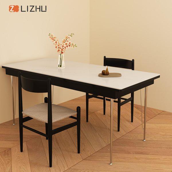 北欧复古岩板餐桌小户型长方形日式家用中古饭桌餐桌椅组合定制,住宅家具,岩板餐桌,淘宝优惠券,粉丝福利购,淘宝优惠卷