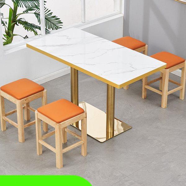 仿岩板餐桌椅组合快餐早餐面馆餐桌椅长方形,商业/办公家具,商用餐桌/餐台,淘宝优惠券,粉丝福利购,淘宝优惠卷