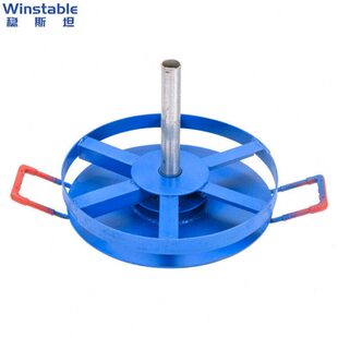 稳斯坦W1016卧式槽钢放线盘圆盘放线架电缆铁盘钢绞线放线盘铁板