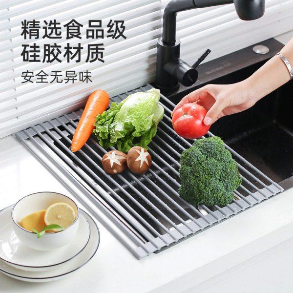 厨房水沥水架水池碗碟置物架沥水碗盘架可折叠伸缩沥水篮,厨房/烹饪用具,水槽置物架,淘宝优惠券,粉丝福利购,淘宝优惠卷