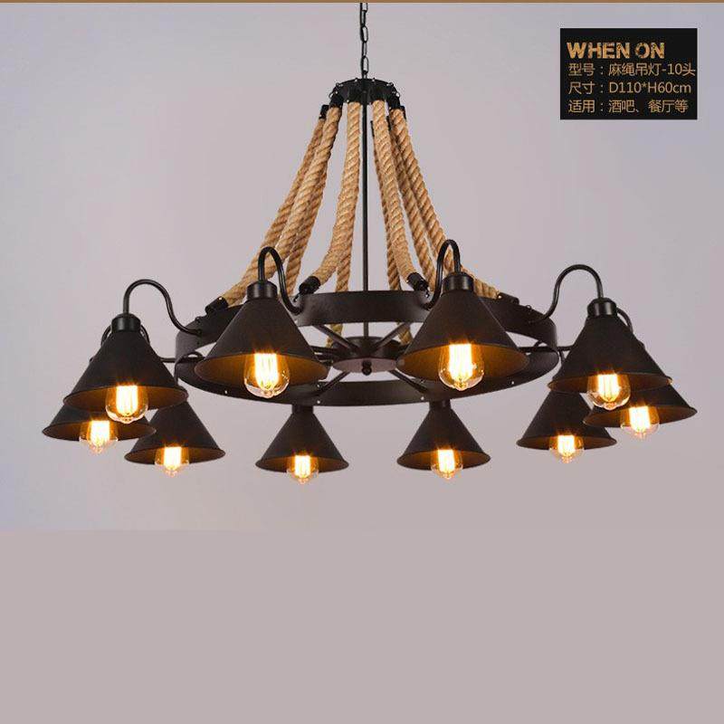 l吊灯oft古工业风麻吧绳吊复灯餐厅服装店理发网咖个性创店意酒酒,家装灯饰光源,智能吊灯,淘宝优惠券,粉丝福利购,淘宝优惠卷