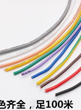 RV铜械芯单芯多0.LRW0.50.751.5平方电1子导线股软线机设备电线阻