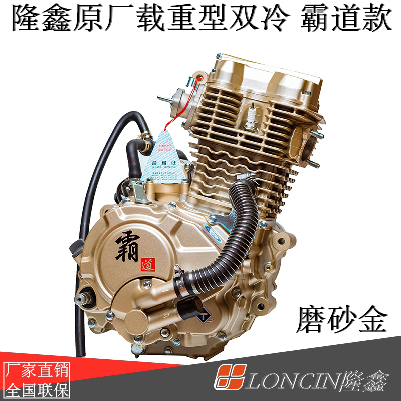 隆鑫雷电水冷重型150175200250300cc摩托车三轮车发动机总成