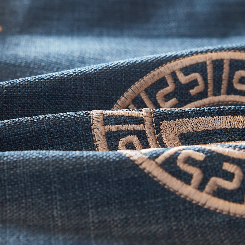 新中式红木椅子坐垫餐椅垫棉麻茶E椅太师椅圈椅茶桌防滑海绵椅垫