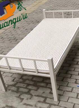 学生宿舍双层床人上铺铁架床员工下高工低65990床寝双人室床单人