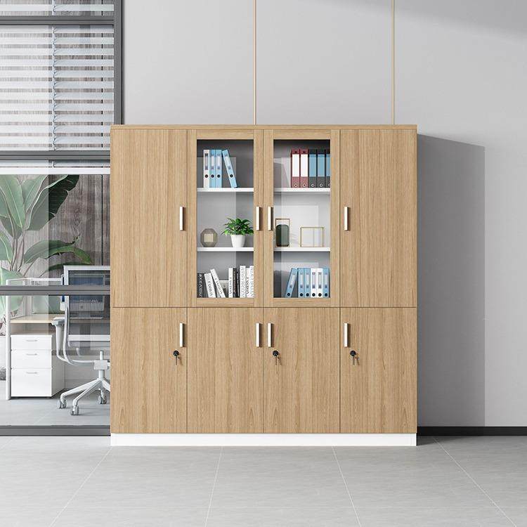 文件木质简约现代档案柜资料柜办物柜SG-12书柜玻璃带柜锁公室柜,商业/办公家具,办公储物柜,淘宝优惠券,粉丝福利购,淘宝优惠卷