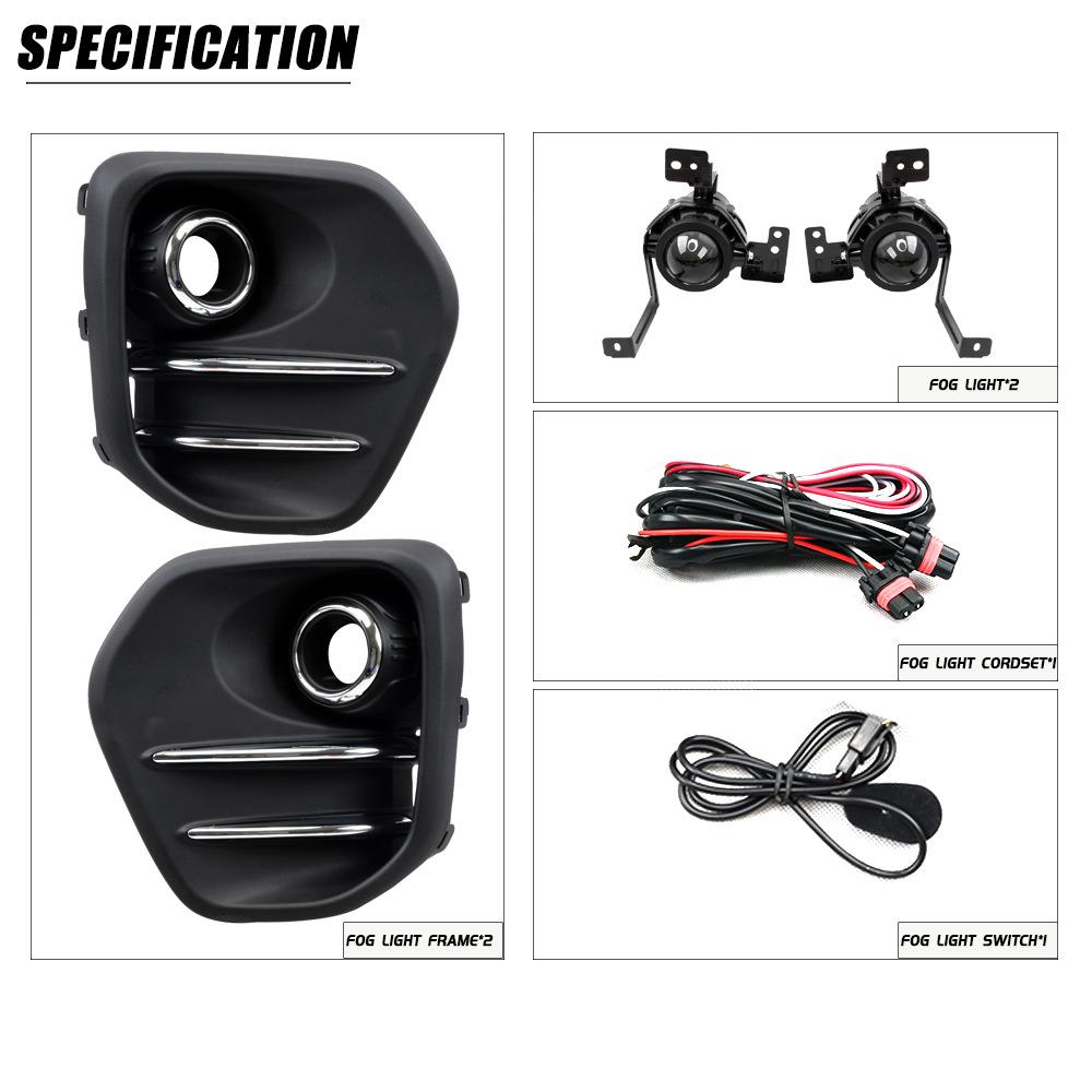 适起KA166亚17/18/9年款狮跑雾灯总成日新间行车灯前1杠灯用套装