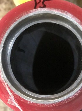 轴承6208凹凸印o刷铜版机彩印无动力聚氨酯胶辊红色硬度80