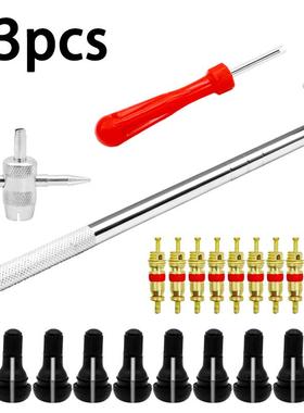 供应轮胎TR412气门嘴23件套 气门嘴气门芯拆装工具气门嘴安装工具