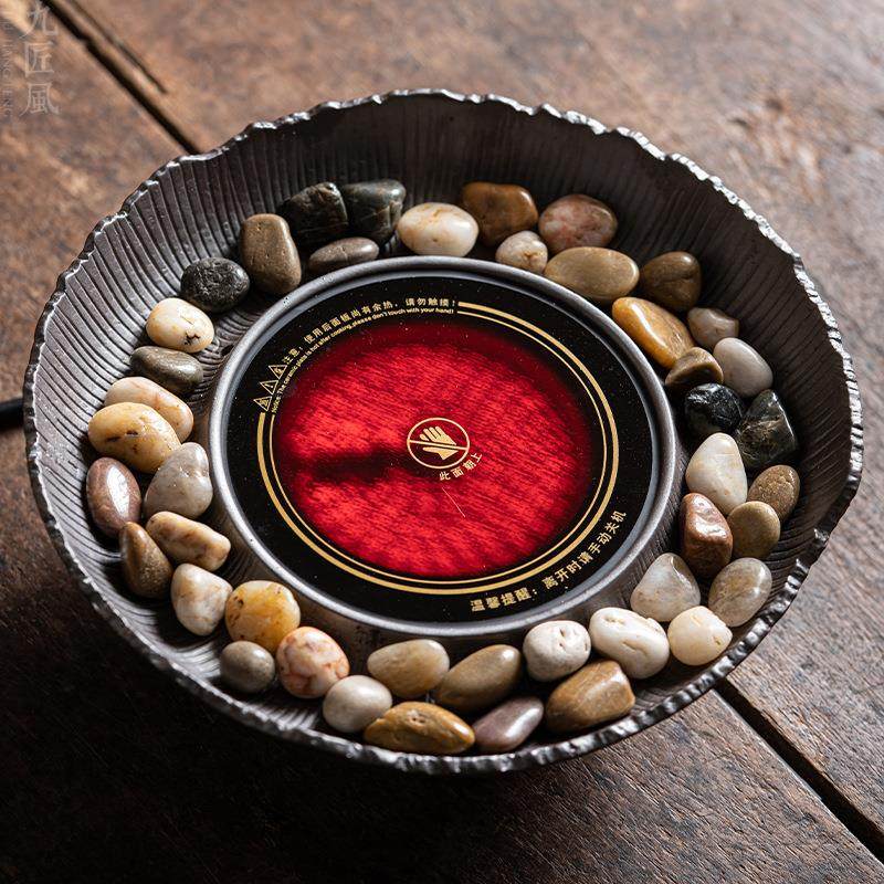 围炉煮茶电陶炉家用室内烧水全套茶壶玻璃壶煮茶器烤茶煮茶炉一套