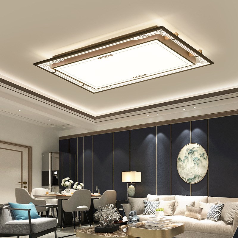 现代新中式d客厅灯中国风创意个性餐厅大气家用卧室书房简约吸顶