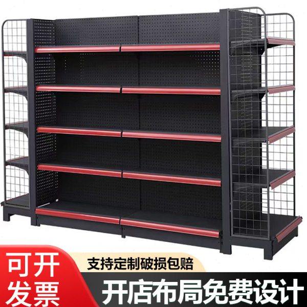 超市货架展示架小卖部便利店置物架母婴店单面双面多功能储物货柜,商业/办公家具,超市货架,淘宝优惠券,粉丝福利购,淘宝优惠卷