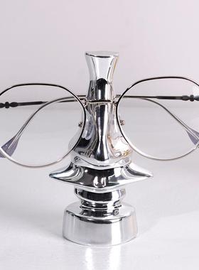 代创意眼镜GDK架摆件摆酒店楼处样板房客厅房间软装饰品轻奢现售