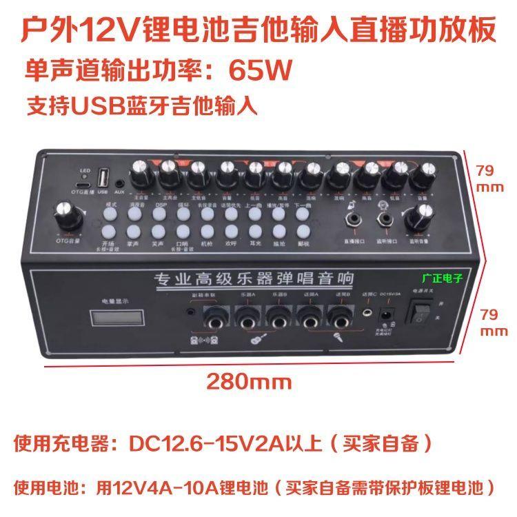 吉他广场舞音箱功放板主