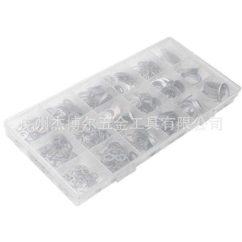 540p盒装铝垫片密封垫圈优质耐s高LSN温合铝垫c圈组套装平垫圈