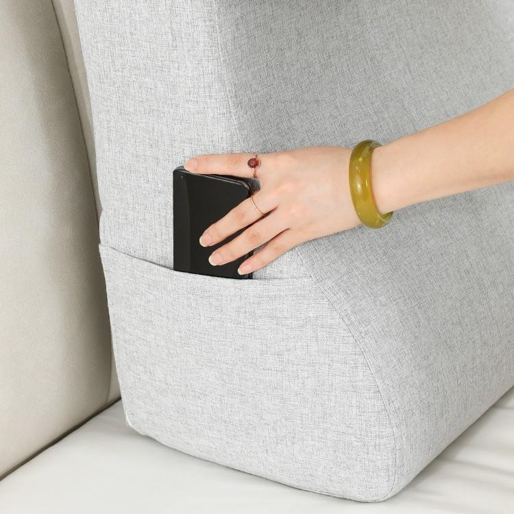 三靠角护腰垫卧室mblrz背床头护颈靠枕靠床上大号枕榻榻米靠垫软