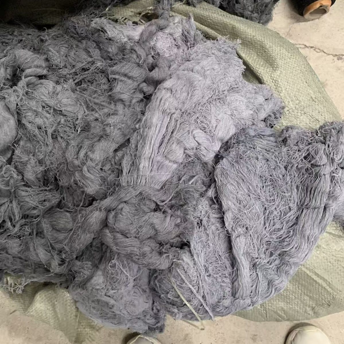 擦机布纯棉灰色纱头全棉工业抹布吸油水不掉毛棉纱头机床回丝棉