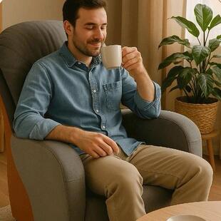 科脑技休布靠背家用闲气电透竞单人XAB沙发网咖吧电座椅护腰高靠