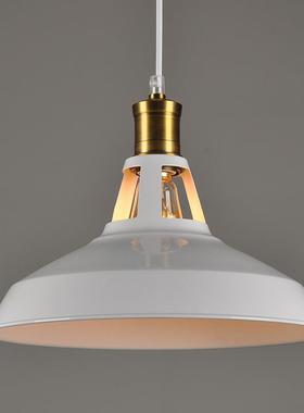 工业风白loft铁古餐厅复仓库单SD6142头墨绿色艺色黑色吊灯