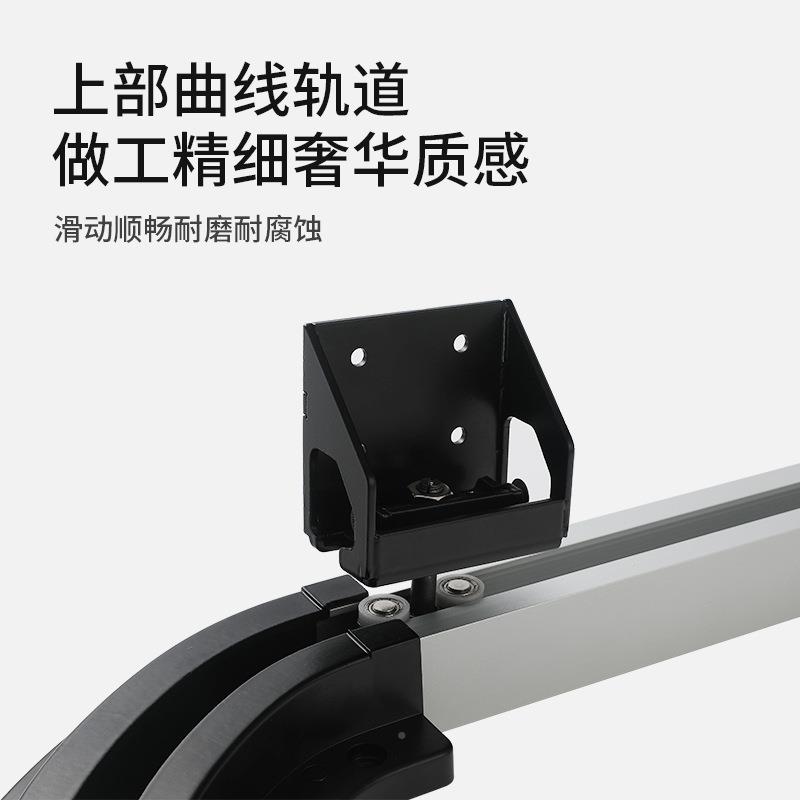 间内推巴门士平移门滑轨衣帽主卧隐形房门推拉UVB面平门轨道五金