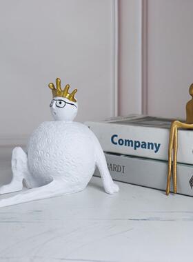 间现代简约房家居人物树板脂1雕塑创意样软装小人摆件装饰品轻奢