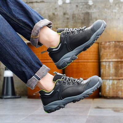 超卓专凯AYV轻MD底业防静防电安全鞋钢包头防砸刺穿防滑耐磨耐酸