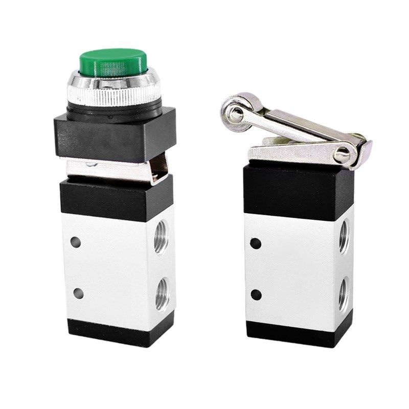 二位三通机械阀MV\MSV-98322/R/PP/PPL/PB/EB/TB带锁型按压式气阀