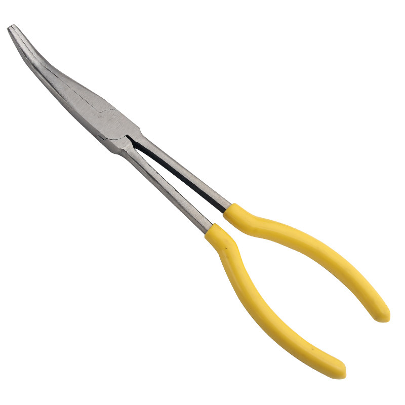 加长尖嘴钳子16寸超长型扁嘴圆嘴钳11寸夹持尖咀钳弯嘴钳尖头钳子