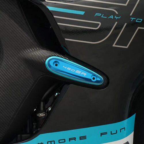适用CFMOTO春风450SR改装车身防摔块左右大护板铝合金装饰盖配件