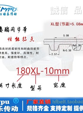 钢丝同步带 400XL 326XL 352XL 410XL 424XL 444XL 460XL 490XL齿