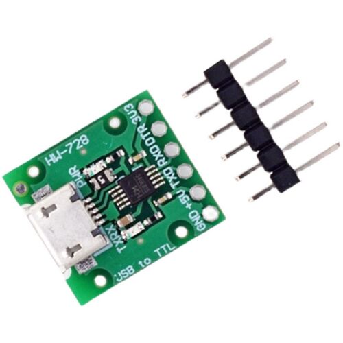 Micro USB转TTL CH340E模块 STM32 STC单片机主板程序下载调试器